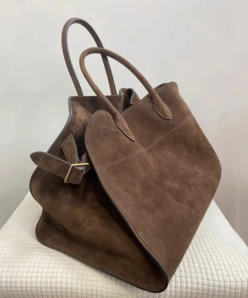 2024 New Brown Large Capacity Capacity Handbag